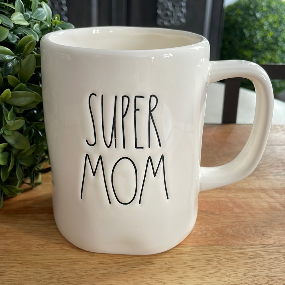 Rae Dunn SUPER MOM Mug 2018